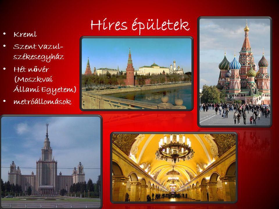 Híres épületek Kreml Szent Vazul-székesegyház