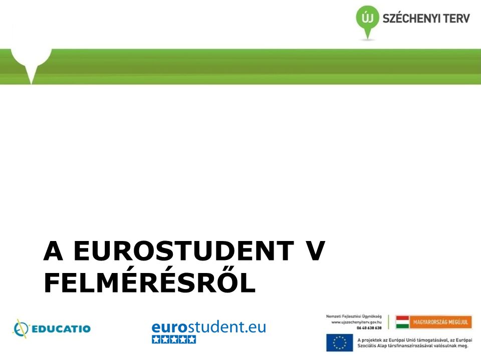A EUROSTUDENT V felmérésről