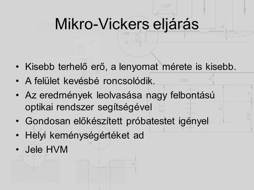 Mikro-Vickers eljárás