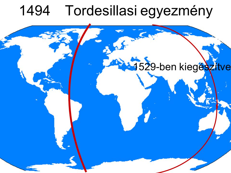 1494 Tordesillasi egyezmény
