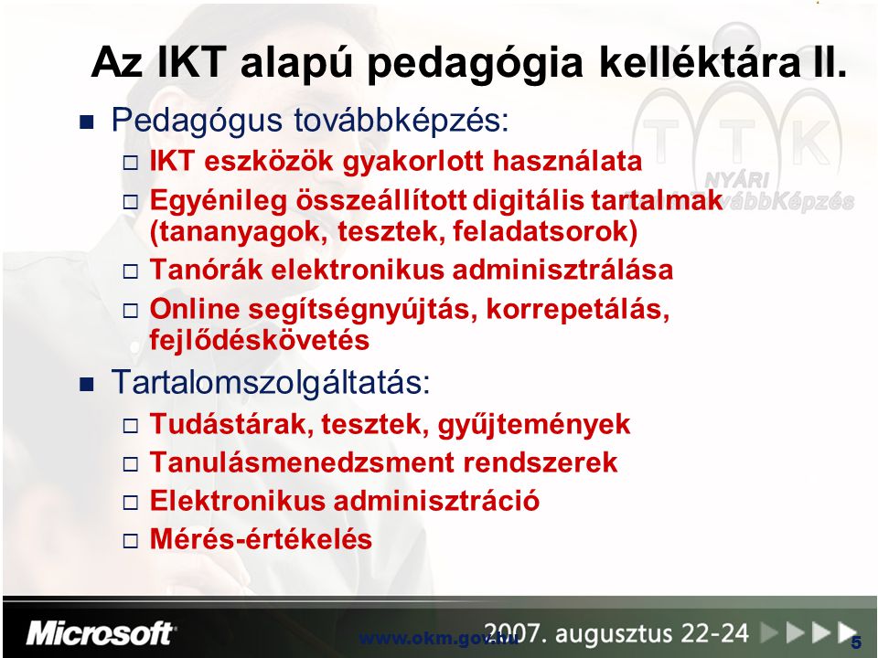 Az IKT alapú pedagógia kelléktára II.