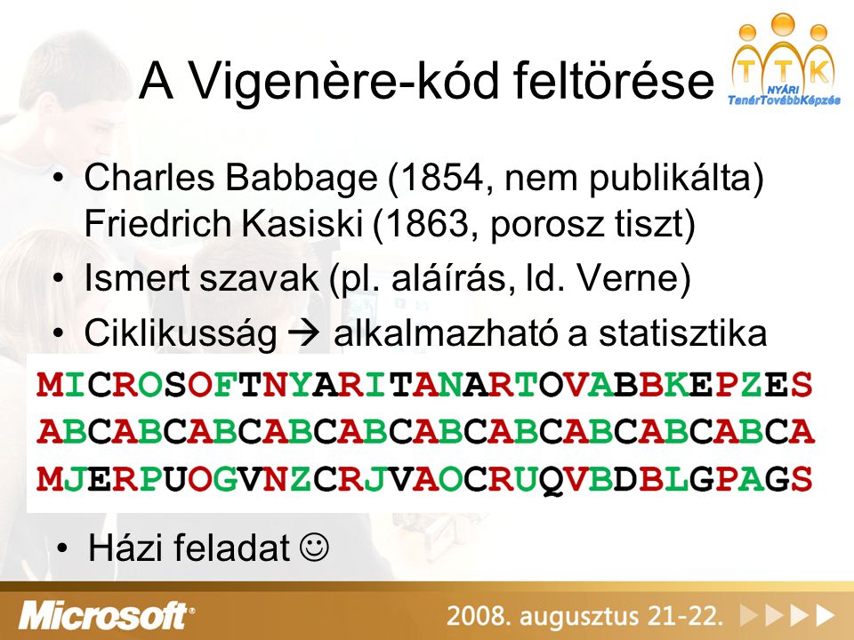 A Vigenère-kód feltörése