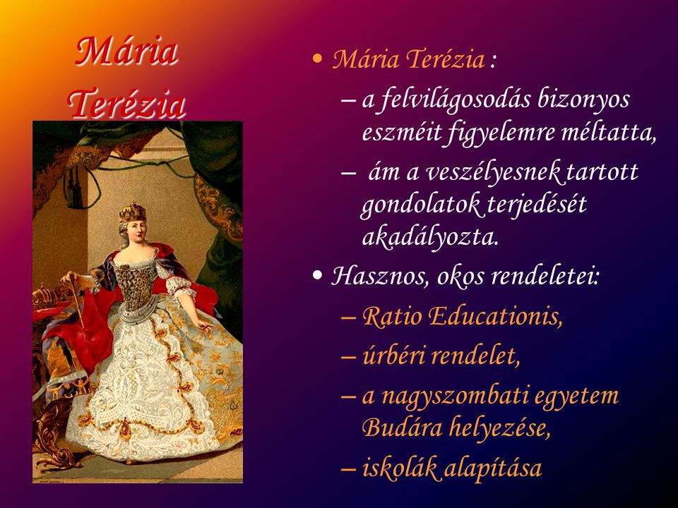 Mária Terézia Mária Terézia :