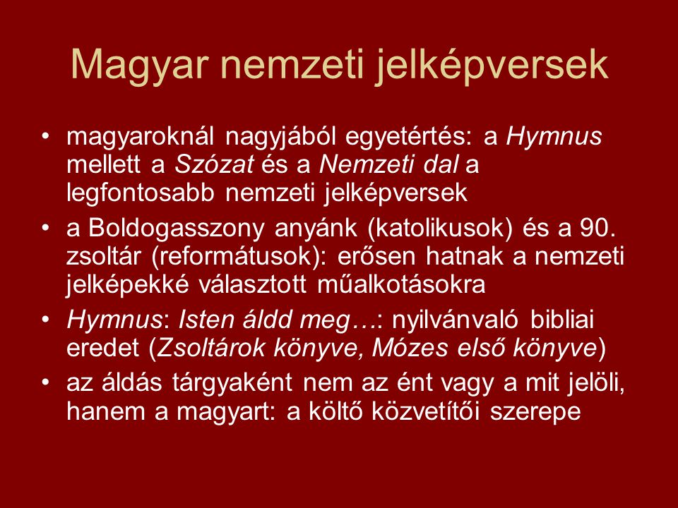 Magyar nemzeti jelképversek