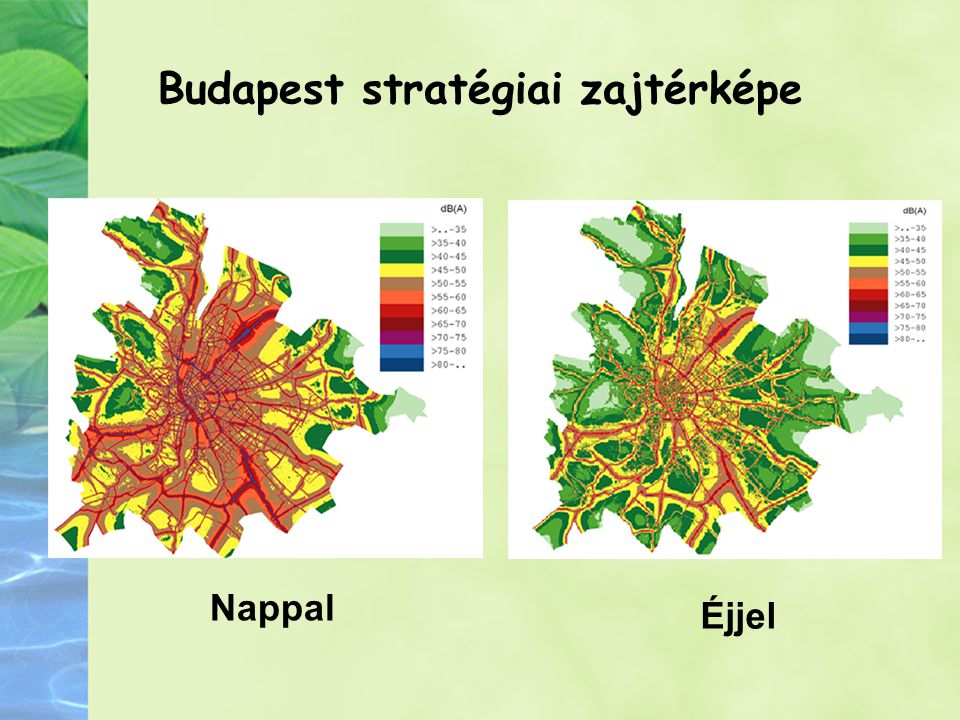 Budapest stratégiai zajtérképe