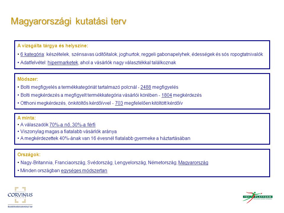 Magyarországi kutatási terv
