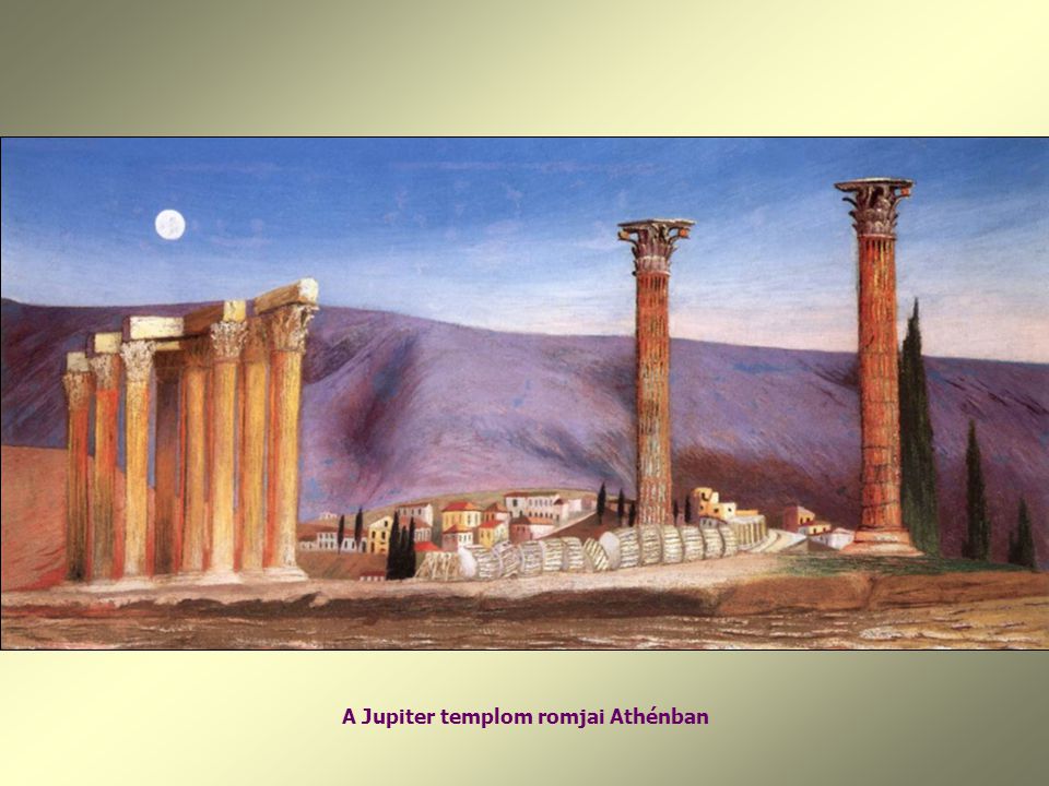 A Jupiter templom romjai Athénban