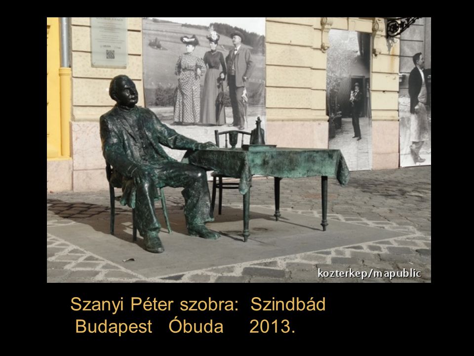 Szanyi Péter szobra: Szindbád