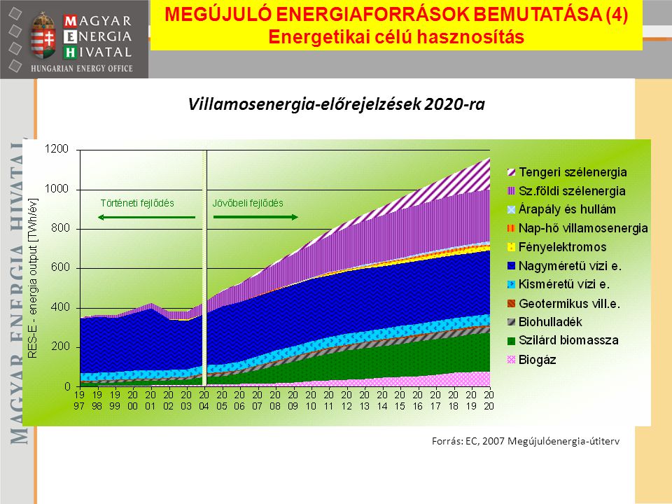 Villamosenergia-előrejelzések 2020-ra