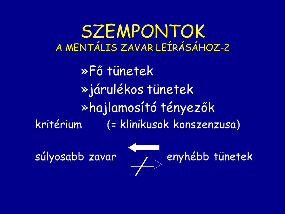SZEMPONTOK A MENTÁLIS ZAVAR LEÍRÁSÁHOZ-2