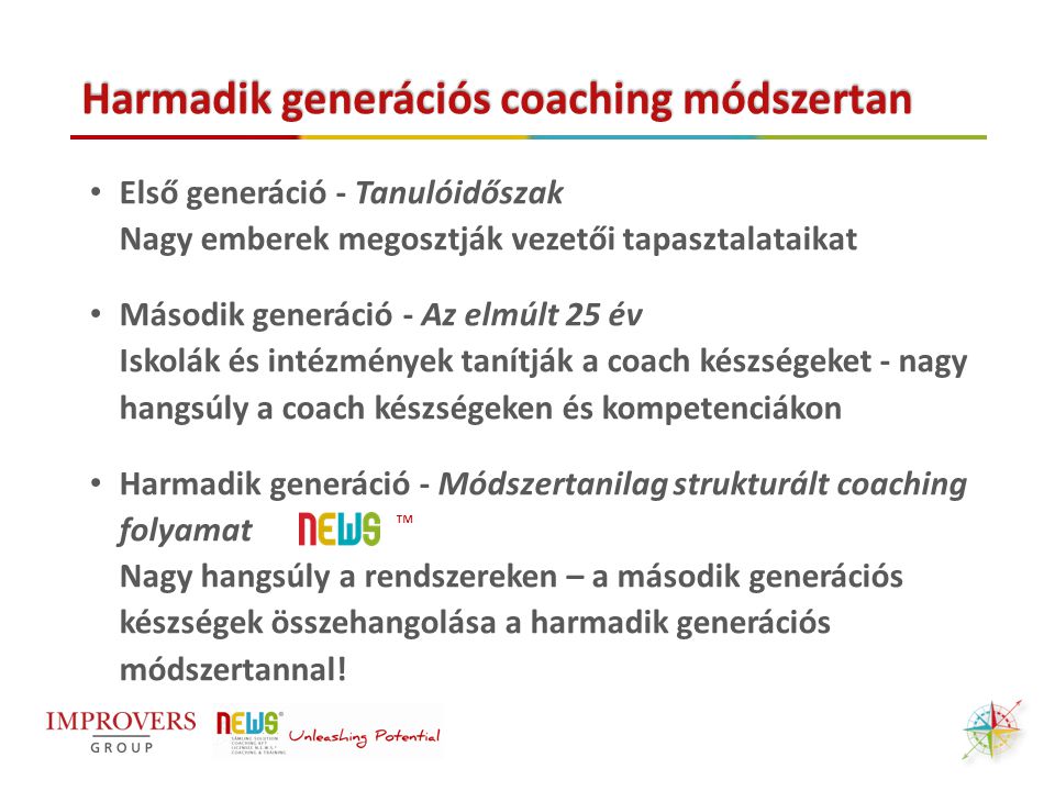 Harmadik generációs coaching módszertan