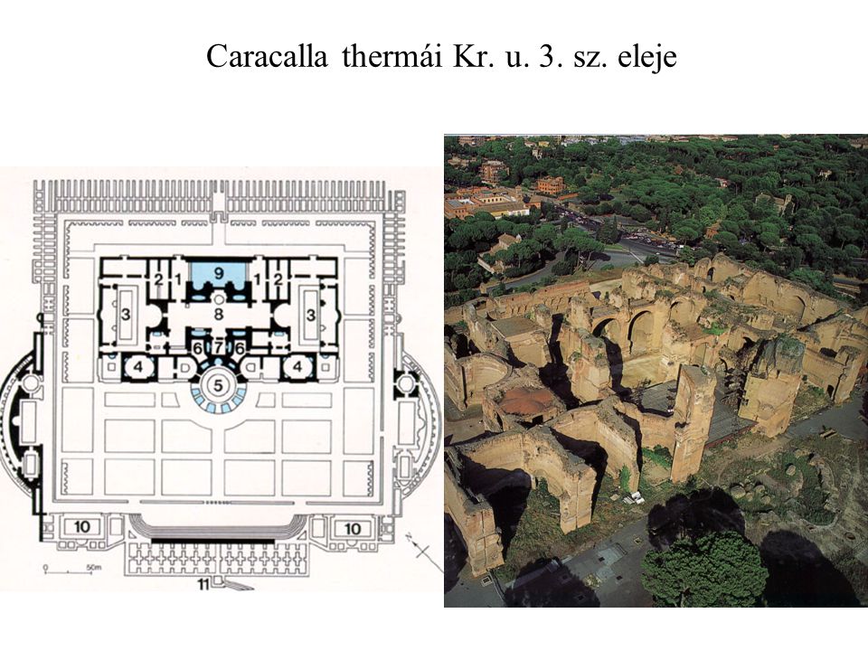 Caracalla thermái Kr. u. 3. sz. eleje