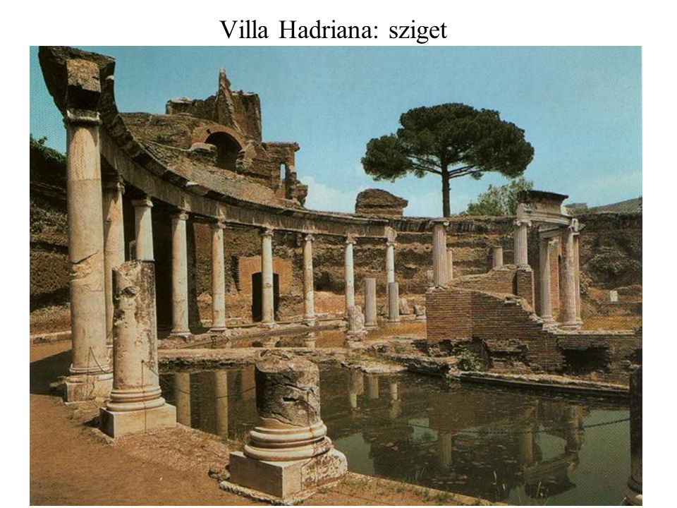 Villa Hadriana: sziget