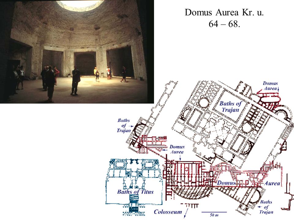 Domus Aurea Kr. u. 64 – 68.