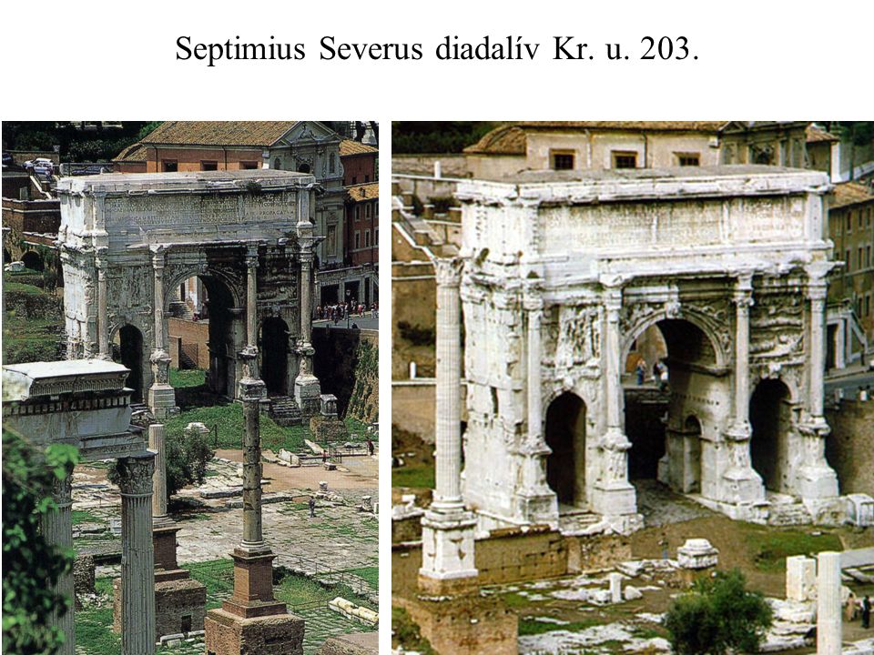 Septimius Severus diadalív Kr. u. 203.