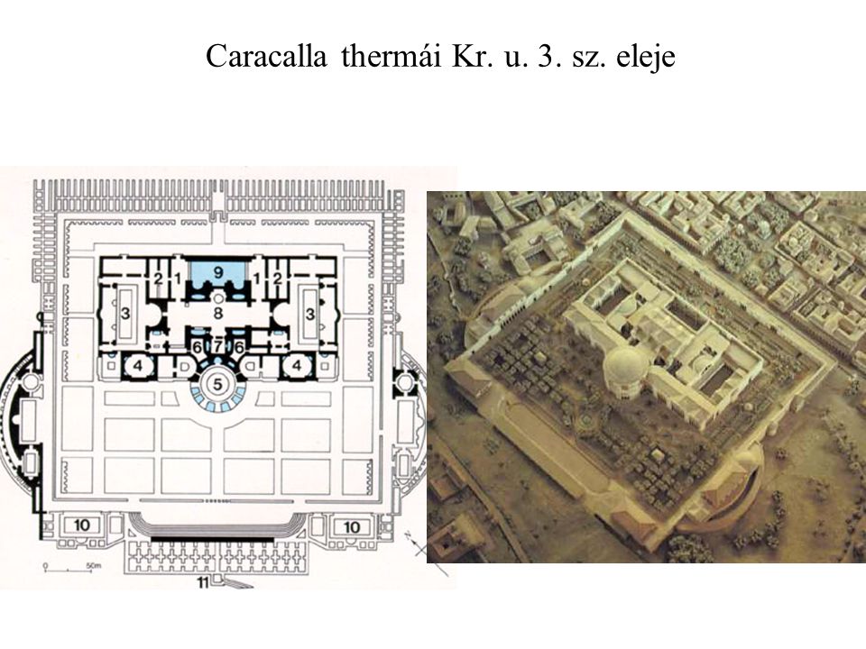 Caracalla thermái Kr. u. 3. sz. eleje