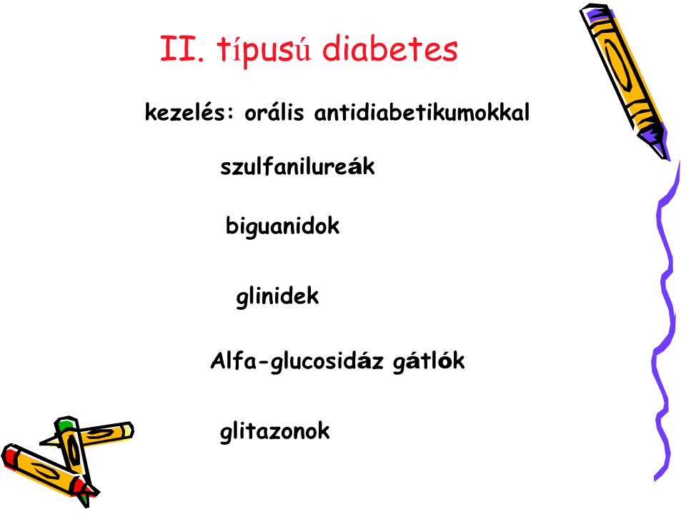 II. típusú diabetes kezelés: orális antidiabetikumokkal szulfanilureák