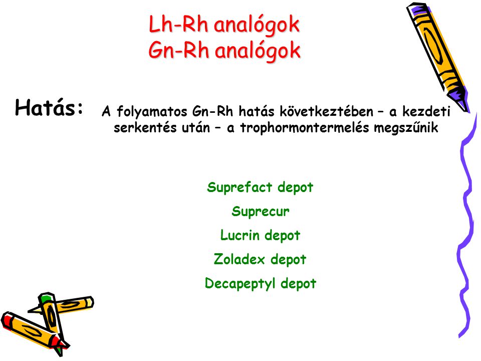 Lh-Rh analógok Gn-Rh analógok