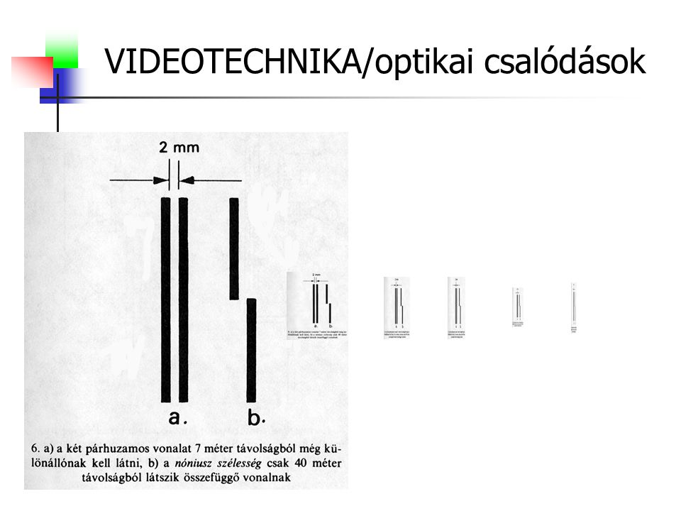 VIDEOTECHNIKA/optikai csalódások