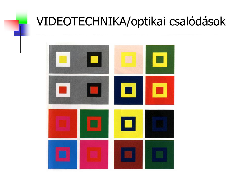 VIDEOTECHNIKA/optikai csalódások