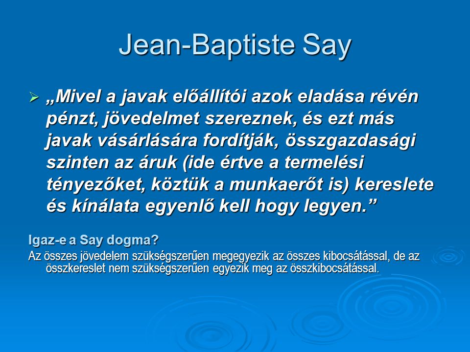 Jean-Baptiste Say
