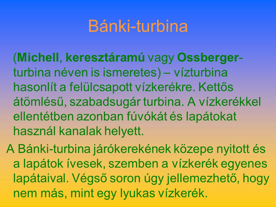 Bánki-turbina