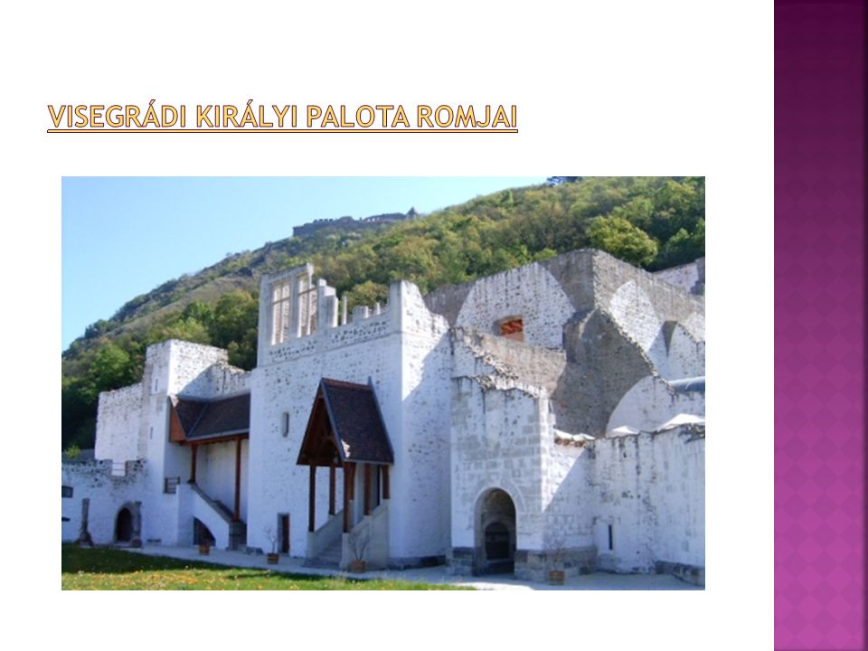 Visegrádi királyi palota romjai