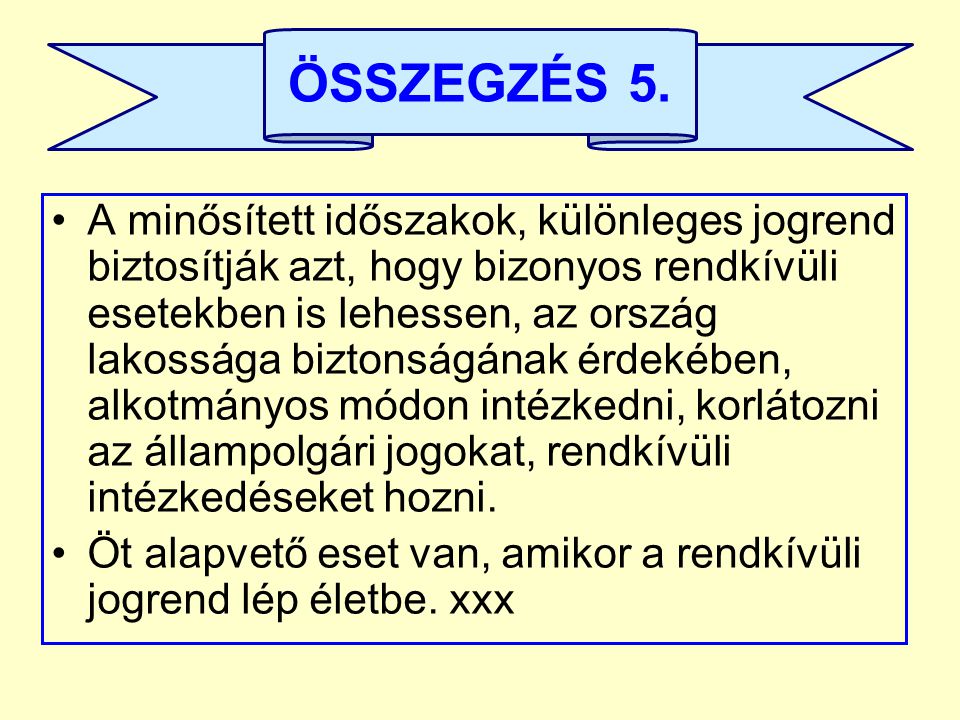 ÖSSZEGZÉS 5.