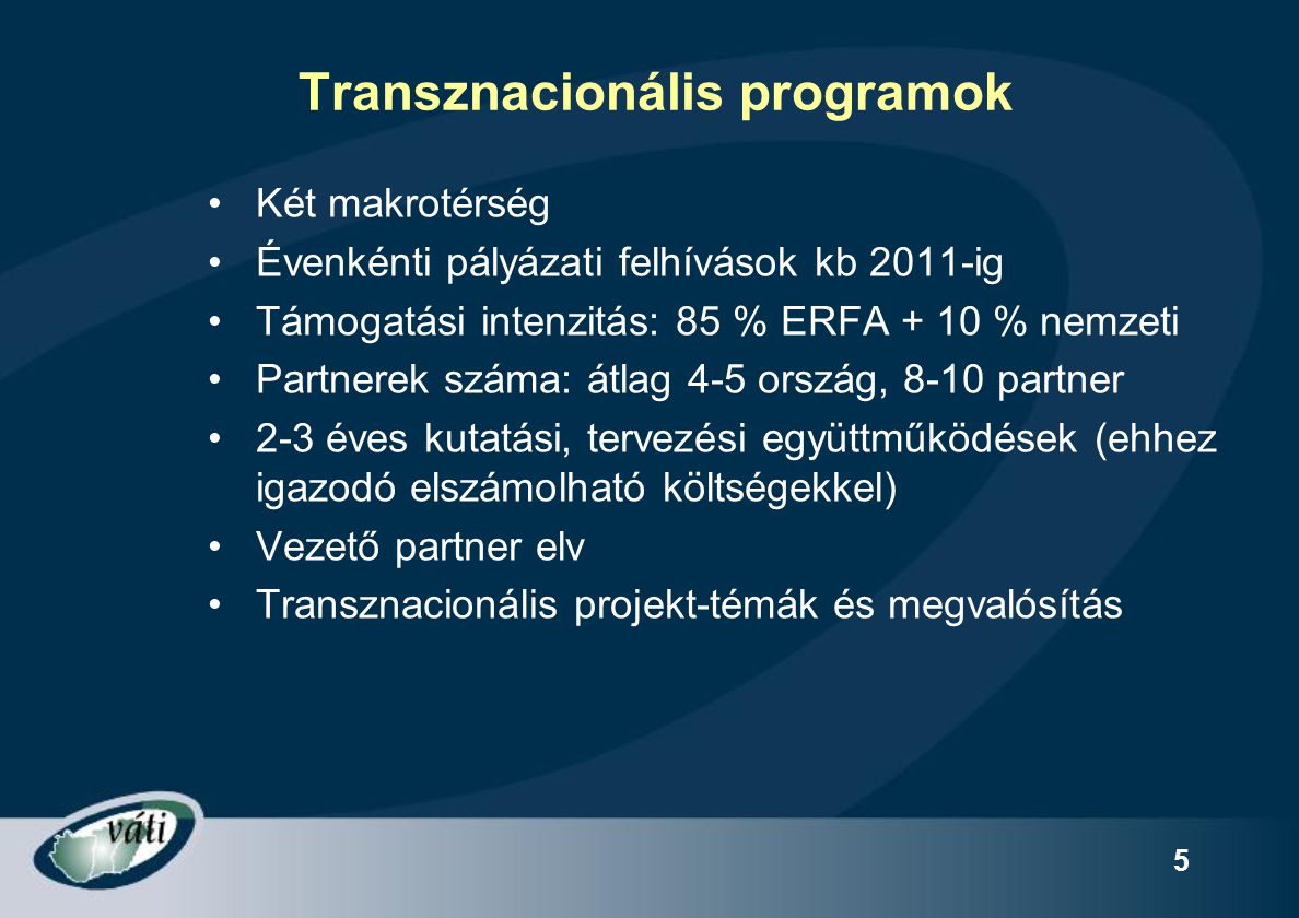 Transznacionális programok