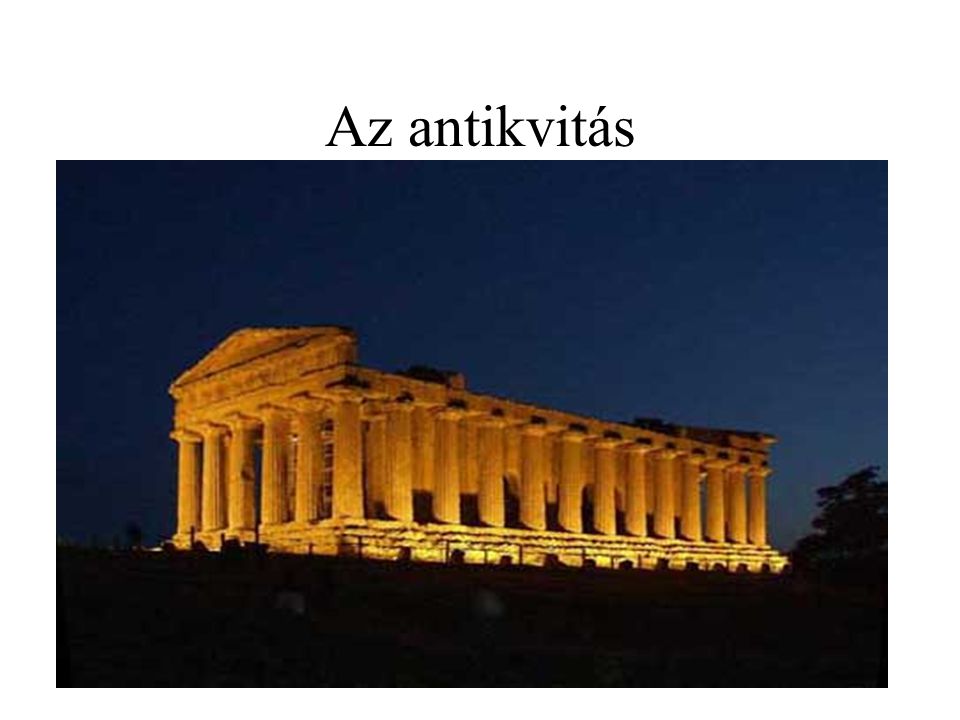 Az antikvitás akropolisz
