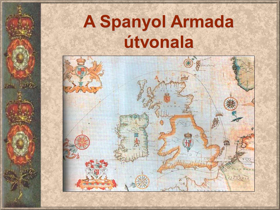 A Spanyol Armada útvonala