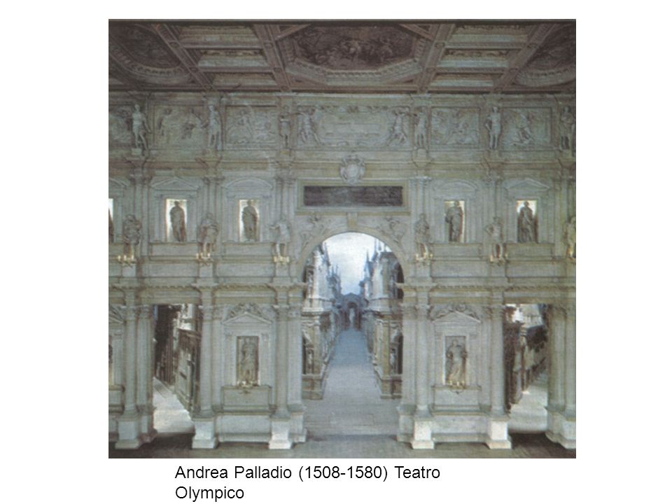 Andrea Palladio ( ) Teatro Olympico