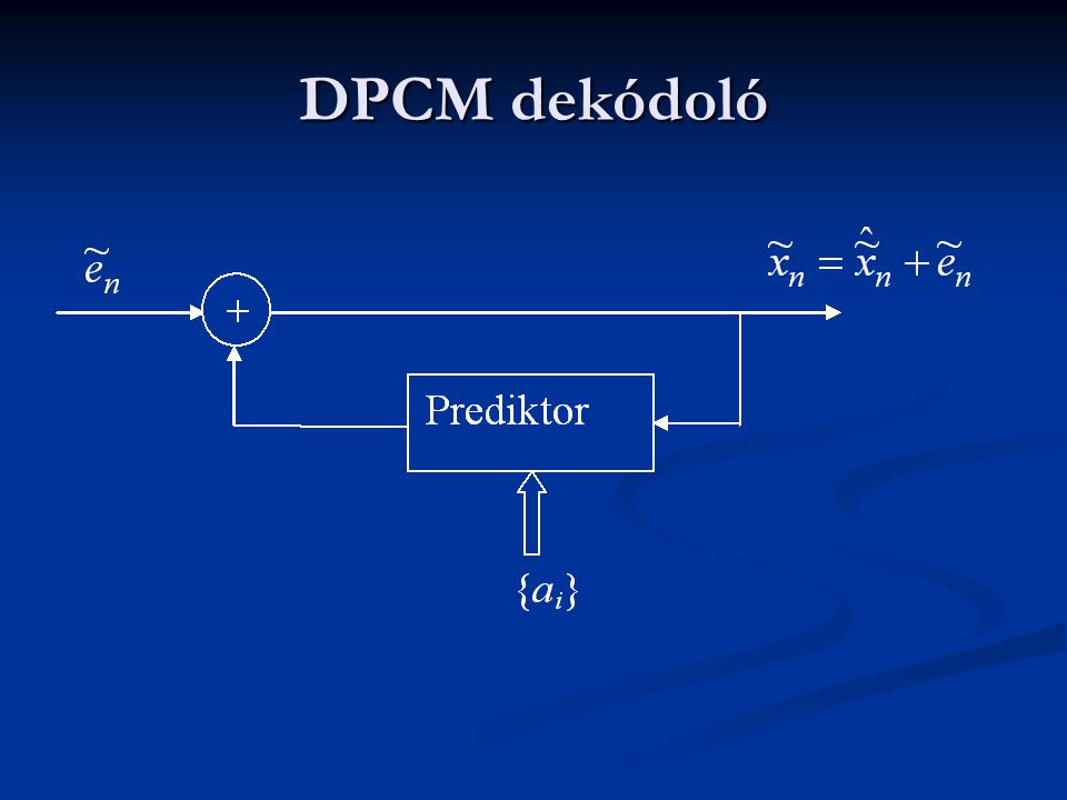 DPCM dekódoló