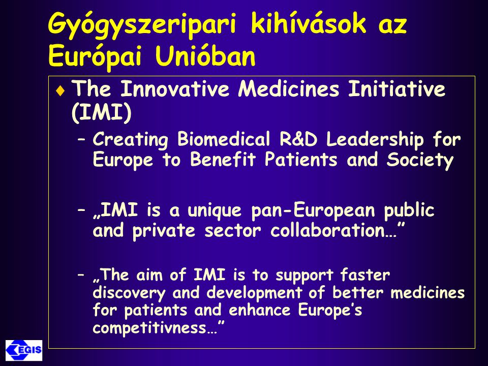 Gyógyszeripari kihívások az Európai Unióban