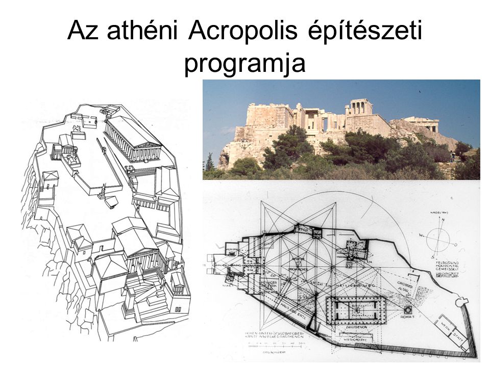Az athéni Acropolis építészeti programja