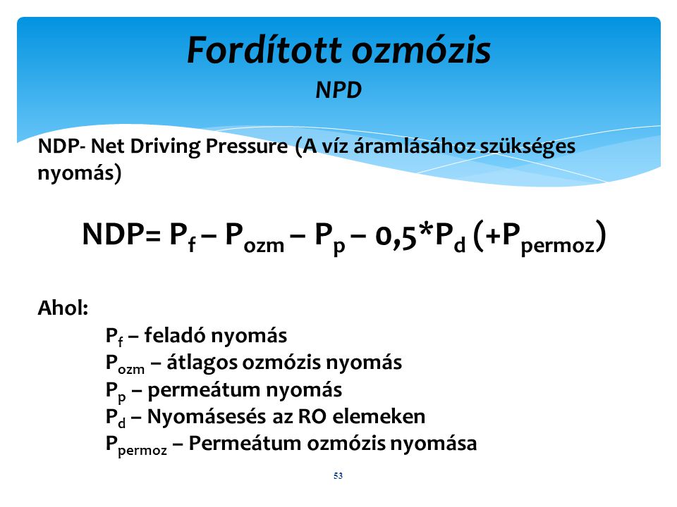 NDP= Pf – Pozm – Pp – 0,5*Pd (+Ppermoz)