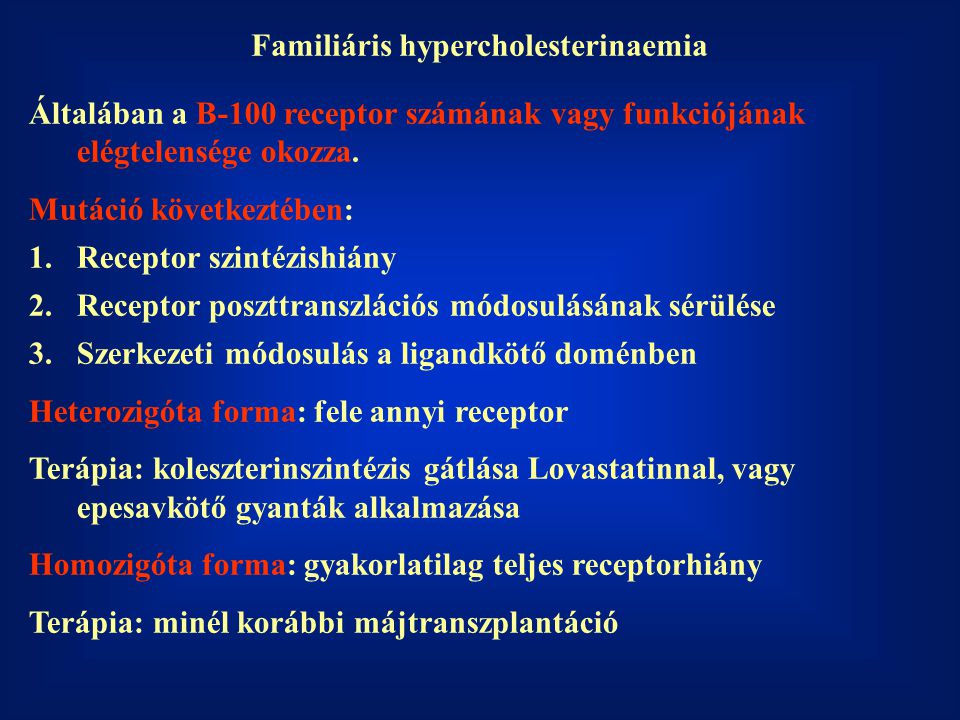 Familiáris hypercholesterinaemia