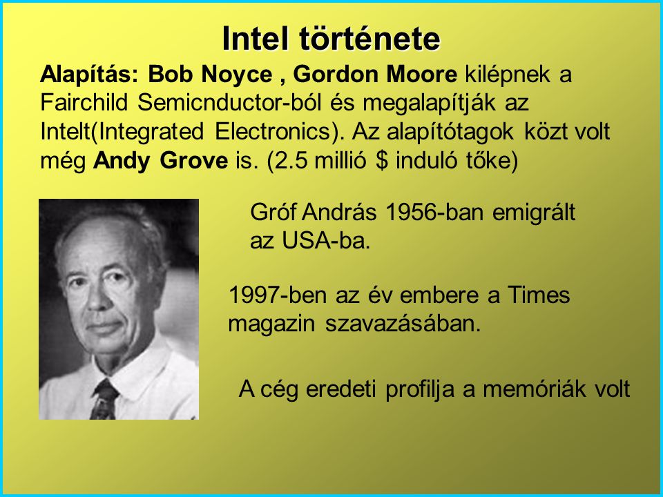 Intel története