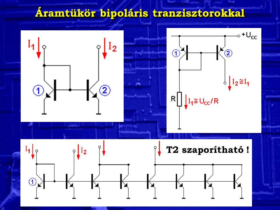 Áramtükör bipoláris tranzisztorokkal