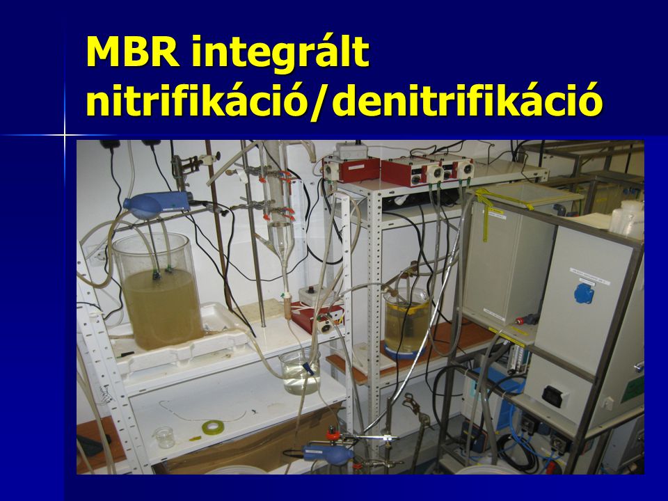 MBR integrált nitrifikáció/denitrifikáció