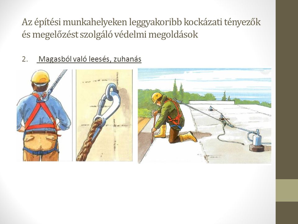 Az építési munkahelyeken leggyakoribb kockázati tényezők és megelőzést szolgáló védelmi megoldások