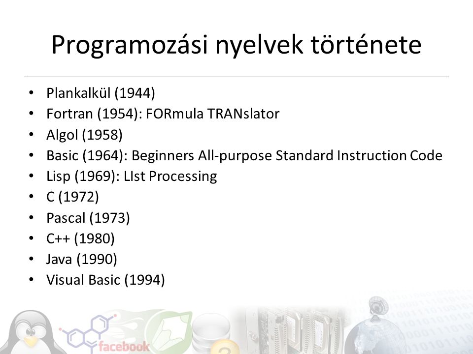 Programozási nyelvek története