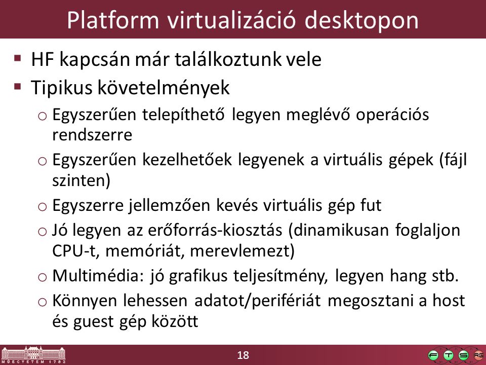 Platform virtualizáció desktopon