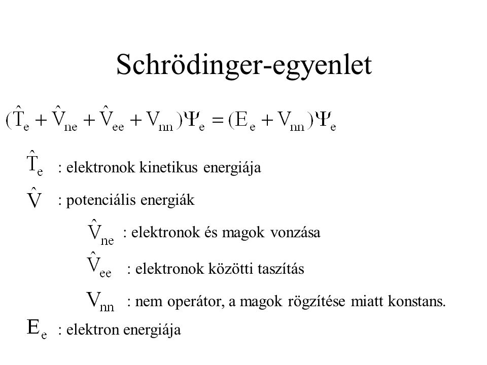 Schrödinger-egyenlet