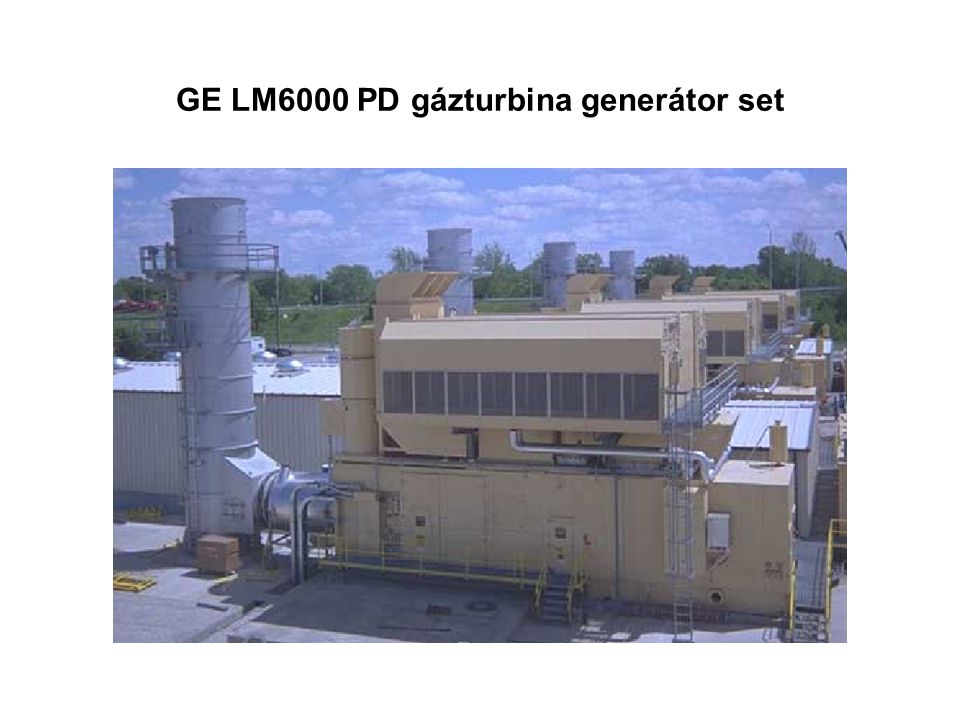 GE LM6000 PD gázturbina generátor set