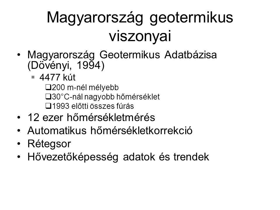 Magyarország geotermikus viszonyai