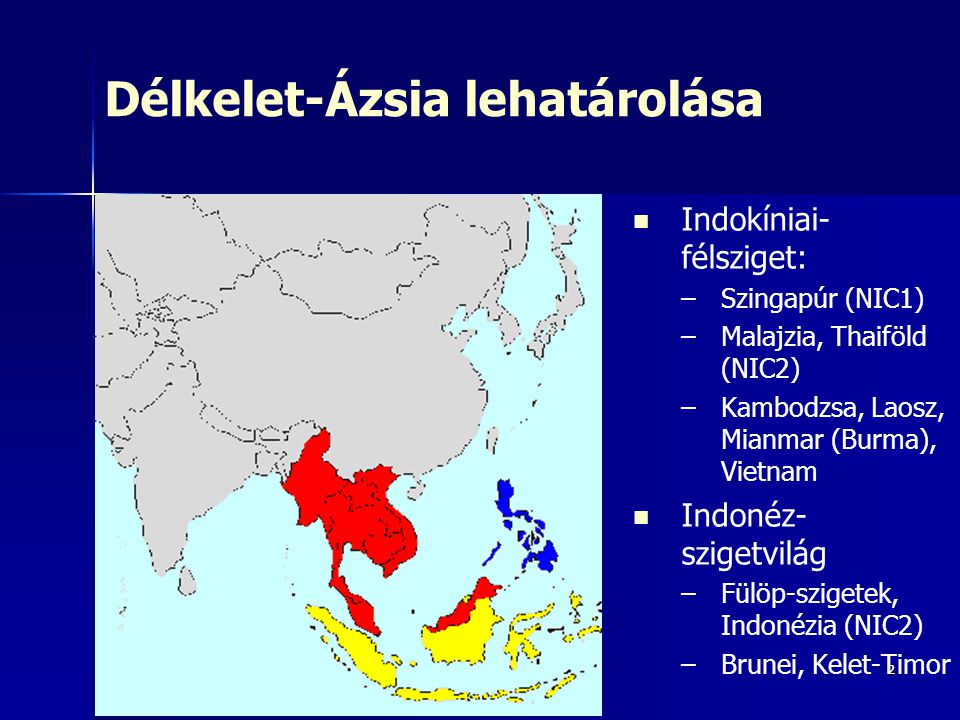 Délkelet-Ázsia lehatárolása