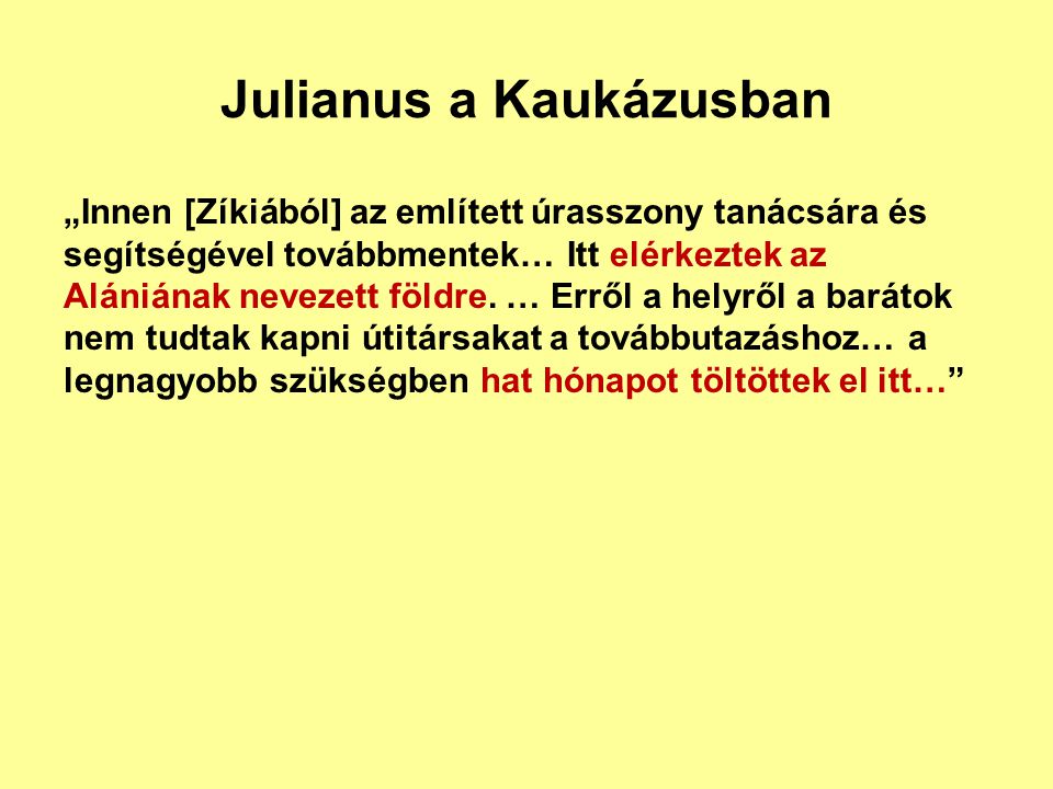 Julianus a Kaukázusban