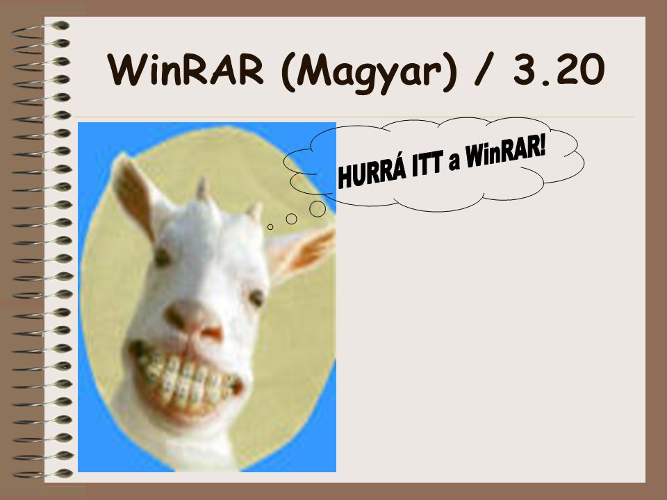 WinRAR (Magyar) / 3.20 HURRÁ ITT a WinRAR!