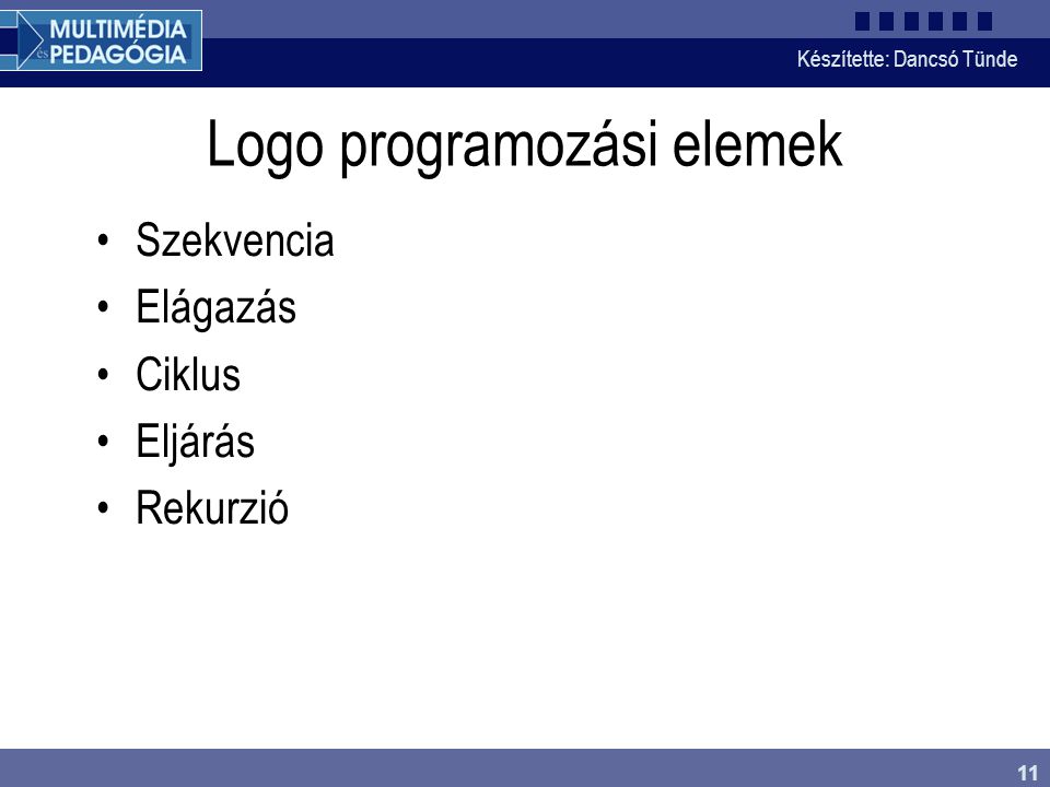 Logo programozási elemek